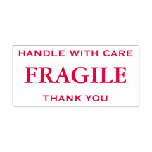 Red Fragile, vorsichtig umgehen, vielen Dank