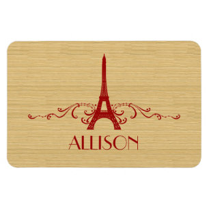 Red French Blüh Premium Magnet