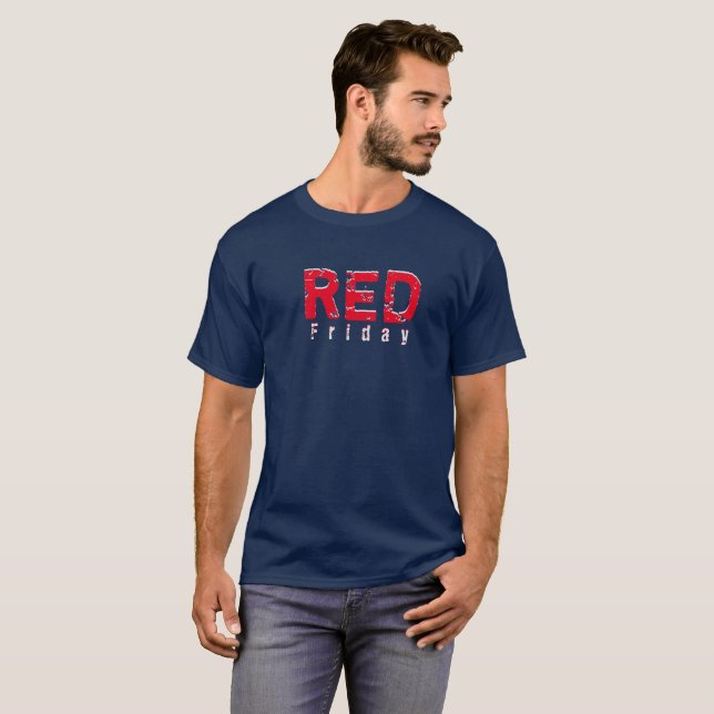 RED Friday - Erinnern Sie sich an alle, die einges T-Shirt (Vorne ganz)