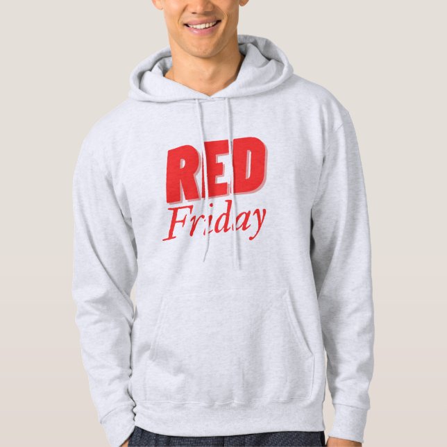 Red Friday hoodie (Vorderseite)