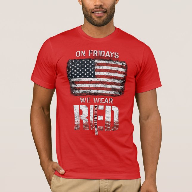 RED Friday: Remember Everyone Deployed T-Shirt (Vorderseite)
