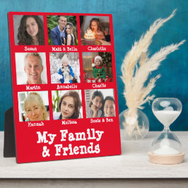Red Friends & Familienname & Foto Demenz Speicher Fotoplatte