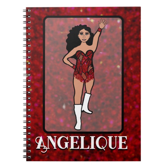 Red Fringe Notebook #2 Notizblock (Vorderseite)