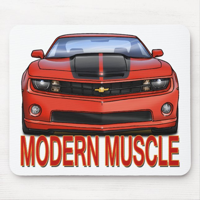 RED_FRONT_CAMARO.png Mousepad (Vorne)