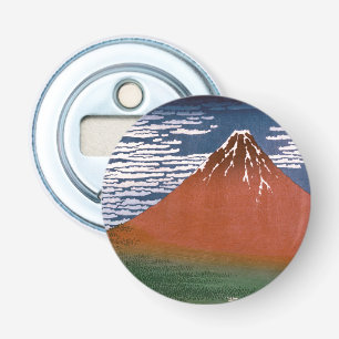 Red Fuji, Aka Fujiyama Volcano Katsushika Hokusai Flaschenöffner