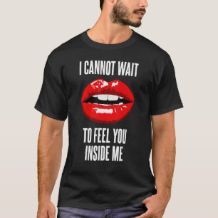 Red Full Lips Graphic Evil Girl T-Shirt