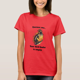 Red Funny Squirrel Women's T - Shirt