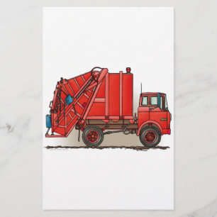 Red Garbour Truck
