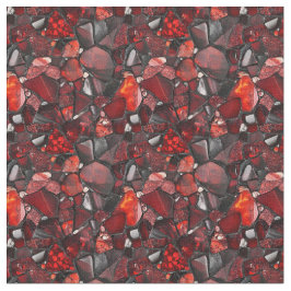 Red Gemstone Stoff