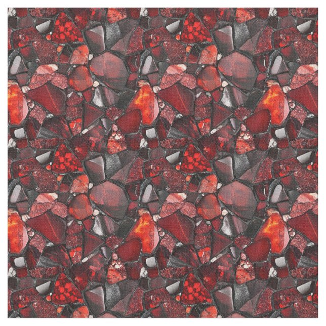 Red Gemstone Stoff (Nahaufnahme)