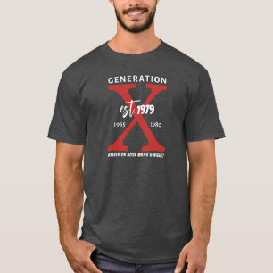 Red Generation X personalisiert Ihr Jahr T-Shirt