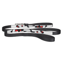 "Red Geo design" Pet Leash/Lee