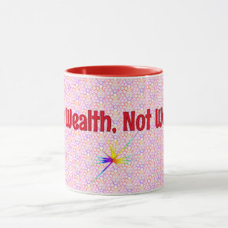 Red Geometric Tax Wealth, Statement-Tasse Tasse