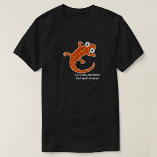 Red Gepunktet Newt - New Hampshire Staat Amphibien T-Shirt