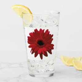 Red Gerbera Daisy Mother Day Glas