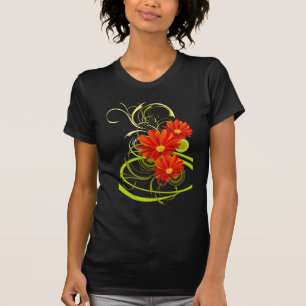 Red Gerbera Daisy T-Shirt