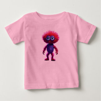 "Red Germ Monster Baby T - Shirt" T-shirt