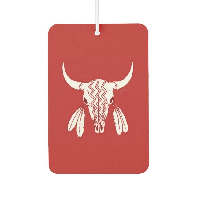Red Ghost Dance Buffalo Auto Lufterfrischer (Vorderseite)