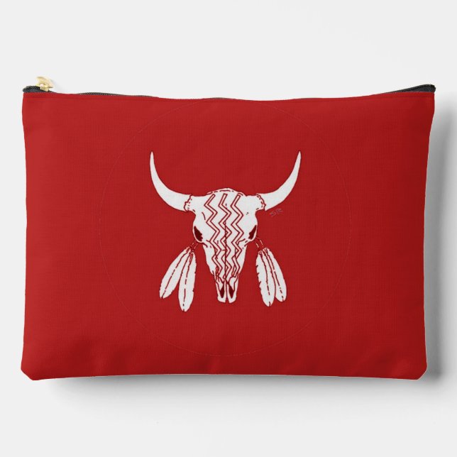 Red Ghost Dance Buffalo Beutel (Vorderseite)
