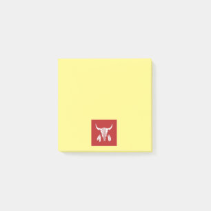 Red Ghost Dance Buffalo Gelbe Notizblöcke Post-it Klebezettel