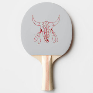 Red Ghost Dance Buffalo Graupingpaddel Tischtennis Schläger
