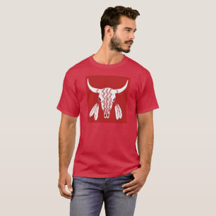 Red Ghost Dance Buffalo Kardinal T - Shirt