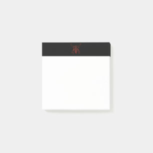 Red Ghost Dance Buffalo Linie Schwarz-weiße Notizb Post-it Klebezettel