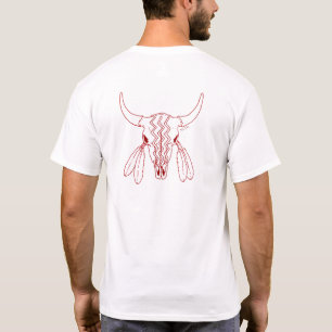 Red Ghost Dance Buffalo T - Shirt zurück