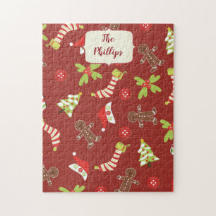 Red Gingerbread Man Glee Puzzle