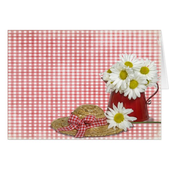 Red Gingham (Vorderseite (Horizontal))