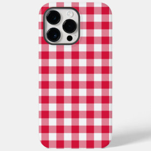 Red Gingham Case-Mate iPhone 14 Pro Max Hülle