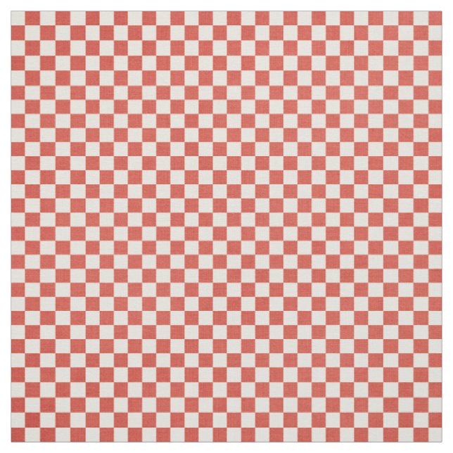 Red Gingham Fabric Stoff (Muster)
