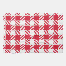 Red Gingham Kittuch Handtuch
