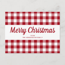Red Gingham Merry Weihnachtskritik