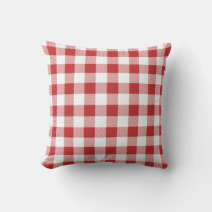 Red Gingham Pattern Kissen