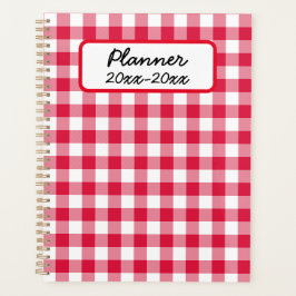 Red Gingham Planer