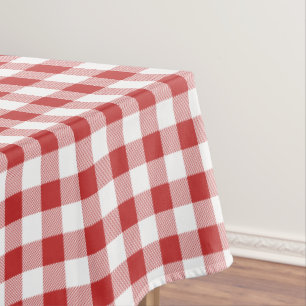 Red Gingham Tablecloth - GRILLEN Cookout Picnic Bi Tischdecke
