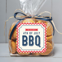 Red Gingham und Blue 4. Juli GRILLEN