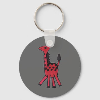 Red Giraffe Schlüsselanhänger