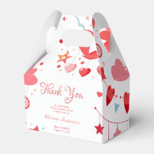 Red Girl Stars Sprinkle Baby Dusche