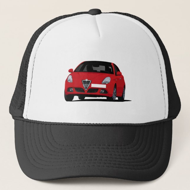Red Giulietta Trucker Hat Truckerkappe (Vorderseite)
