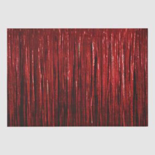 Red Glam Tinsel Stripes Seidenpapier