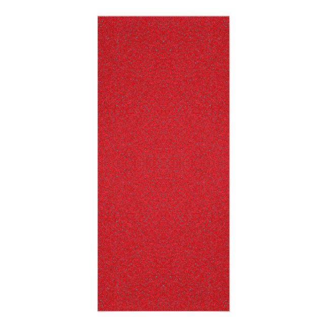 Red Glitzer & Matte 4″×9″ Custom Rack Cards Werbekarte (Vorne)