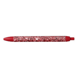 Red Glitzer Sparkle Kugelschreiber