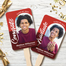 Red Glückwunschs Grad 2 Fotos Arch Bold Script Ret