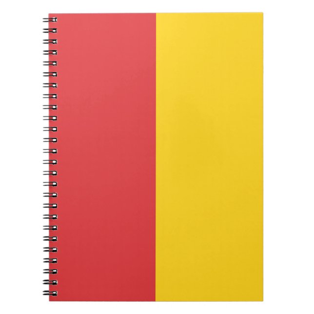 Red & Gold CUSTOM Notizblock (Vorderseite)