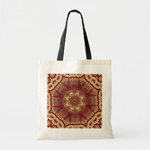 Red Gold Decorative Holiday Tote Bag Tragetasche