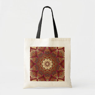 Red Gold Decorative Holiday Tote Bag Tragetasche
