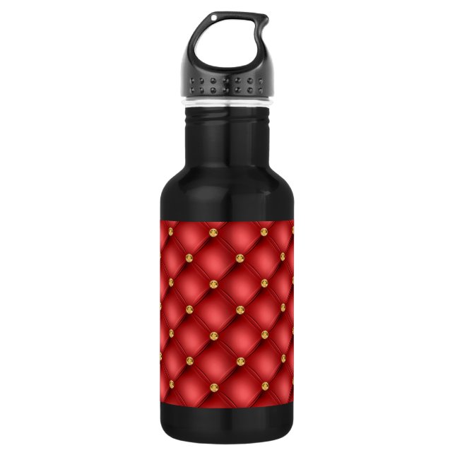 Red Gold Diamond Wasserflasche (Vorderseite)