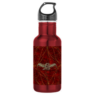 Red Gold Dragon Trinkflasche